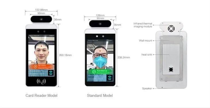 Android Access Control Body Thermal Camera